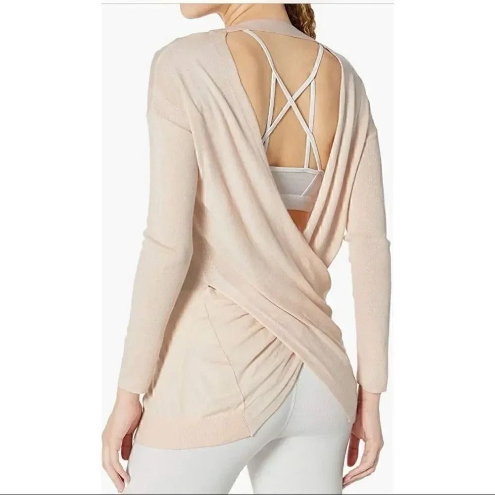 Vimmia  Shavasana Reversible Blush Womens Sweater